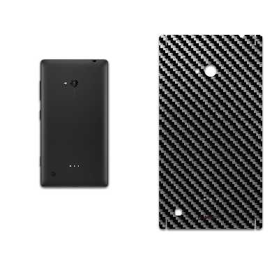 برچسب پوششی ماهوت مدل Glossy-Silver-Fiber مناسب برای گوشی موبایل نوکیا Lumia 720