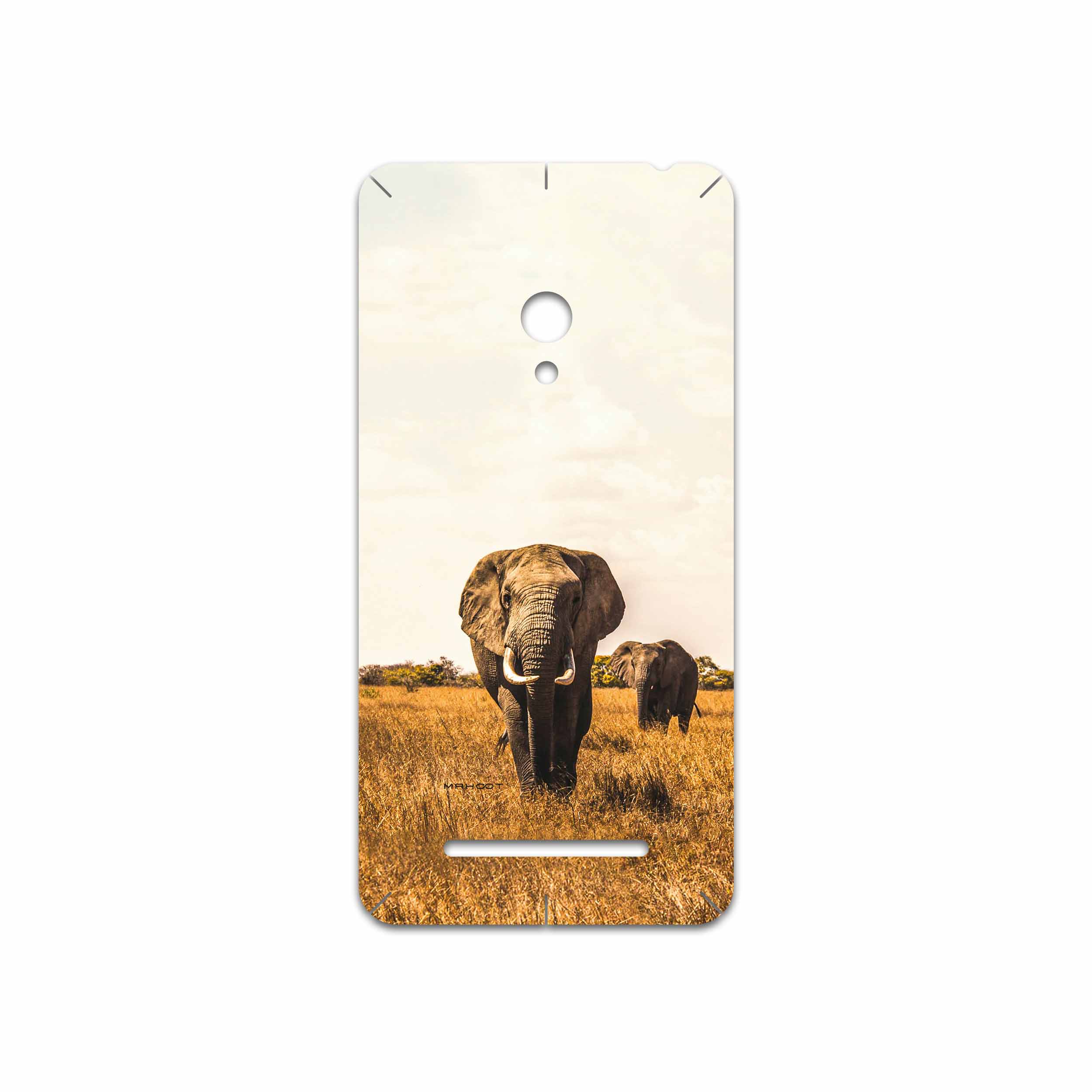برچسب پوششی ماهوت مدل Elephant مناسب برای گوشی موبایل ایسوس Zenfone 5