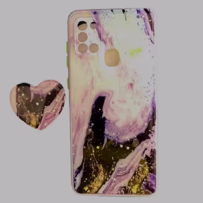 کاور مدل 11P کهکشانی مناسب برای گوشی موبایل اپل IPhone11 Pro Max به همراه پایه نگهدارنده