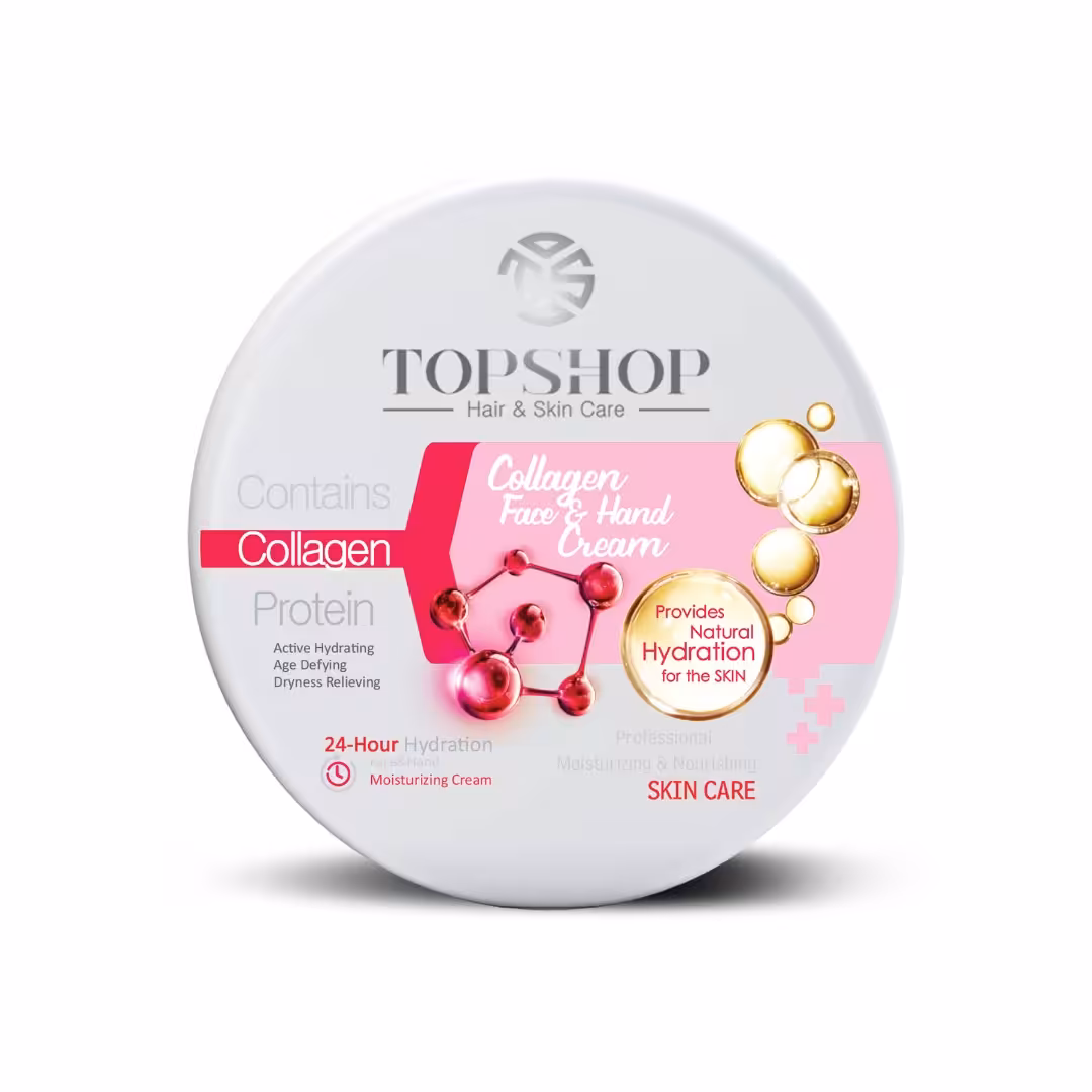 کرم مرطوب کننده تاپ شاپ مدل کلاژن حجم 200 میلی لیتر 