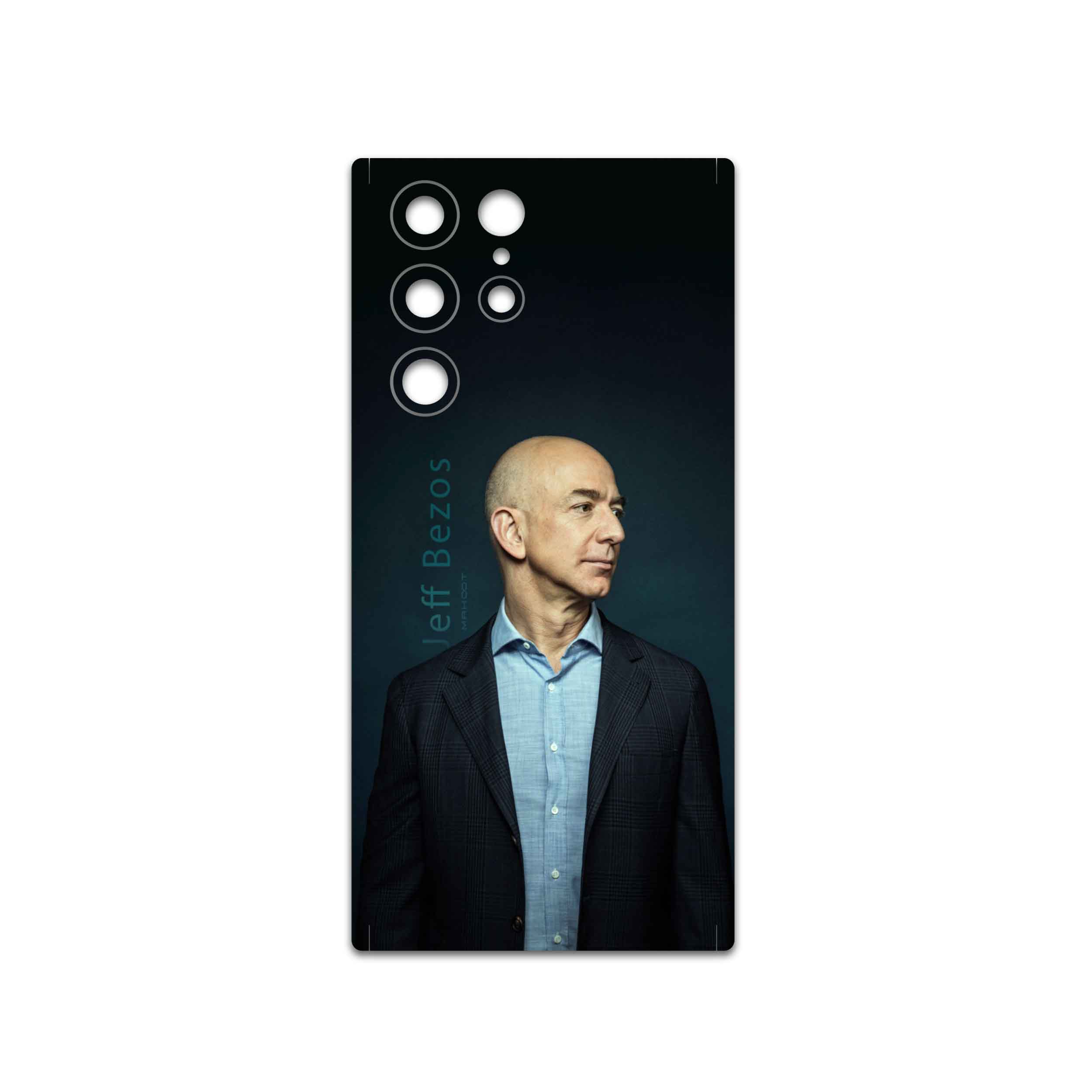 برچسب پوششی ماهوت مدل Jeff-Bezos مناسب برای گوشی موبایل سامسونگ Galaxy S22 Ultra 5G