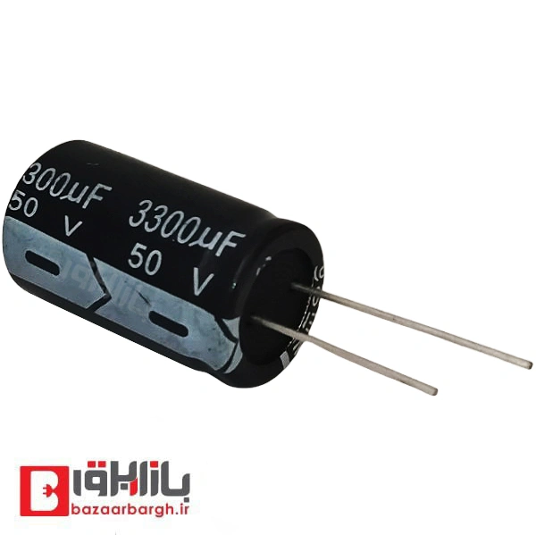 خازن الکترولیتی 3300 میکرو فاراد 50 ولت