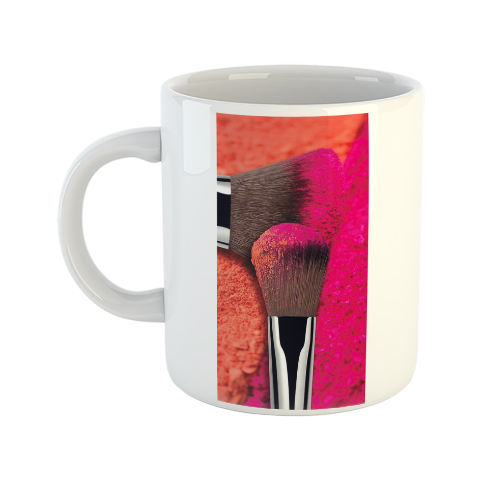 ماگ طرح آرایش مدل زیبایی