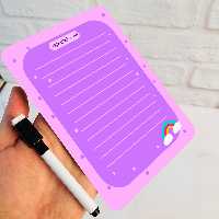 نوت رویخچالی بنفش