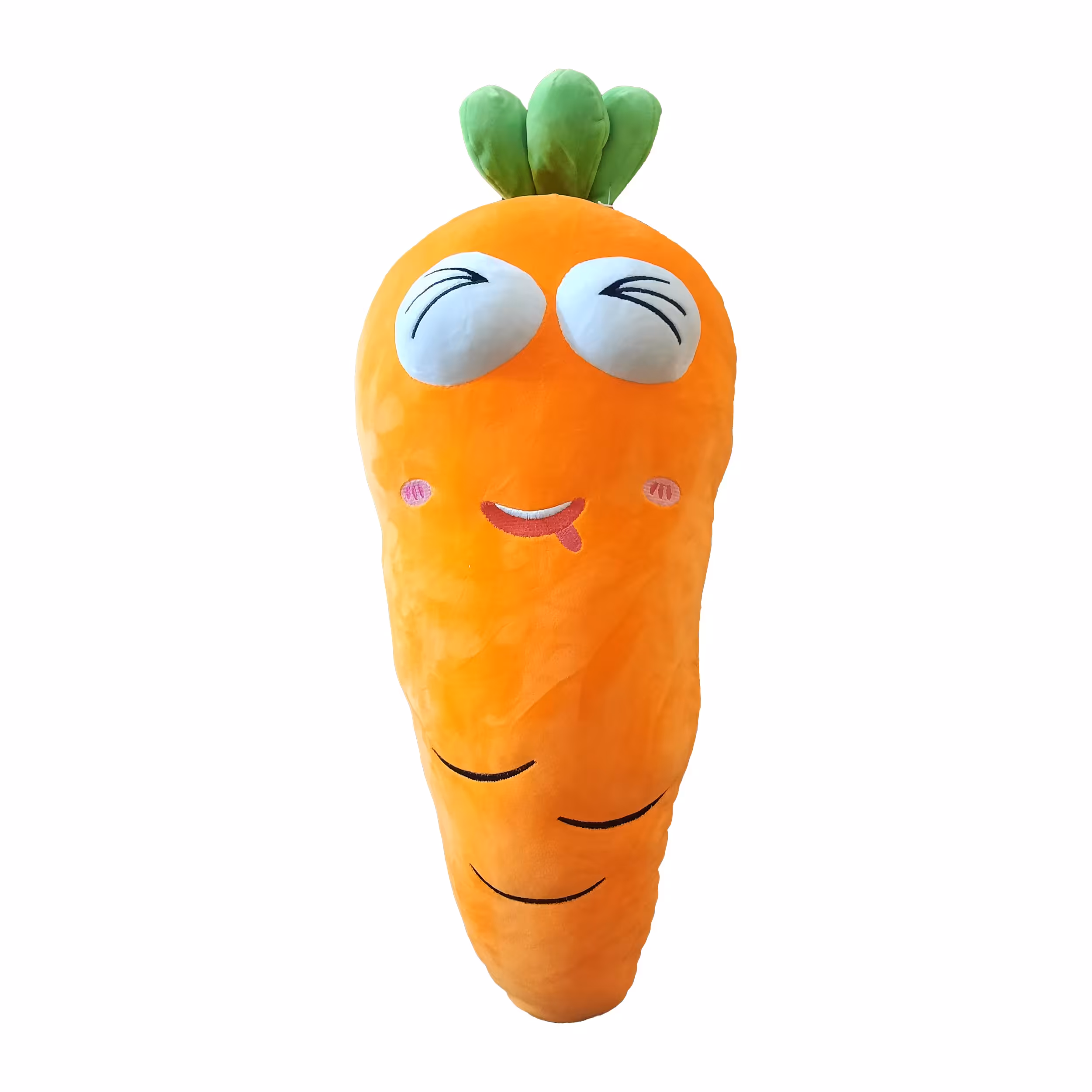 عروسک طرح هویج مدل vegetables family کد 110 ارتفاع 72 سانتی متر