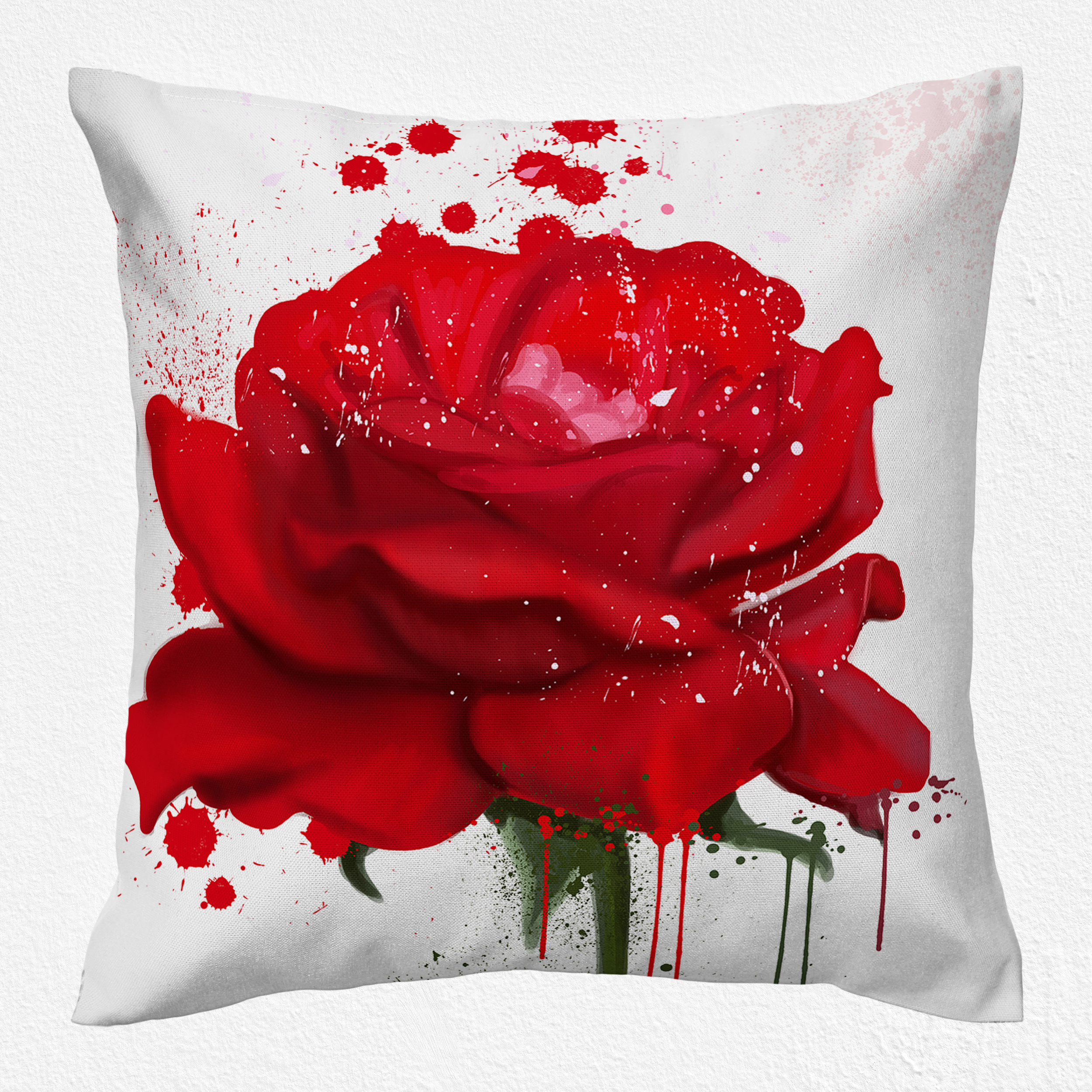 کاور کوسن مدل گل دورو طرح دار کد 9994