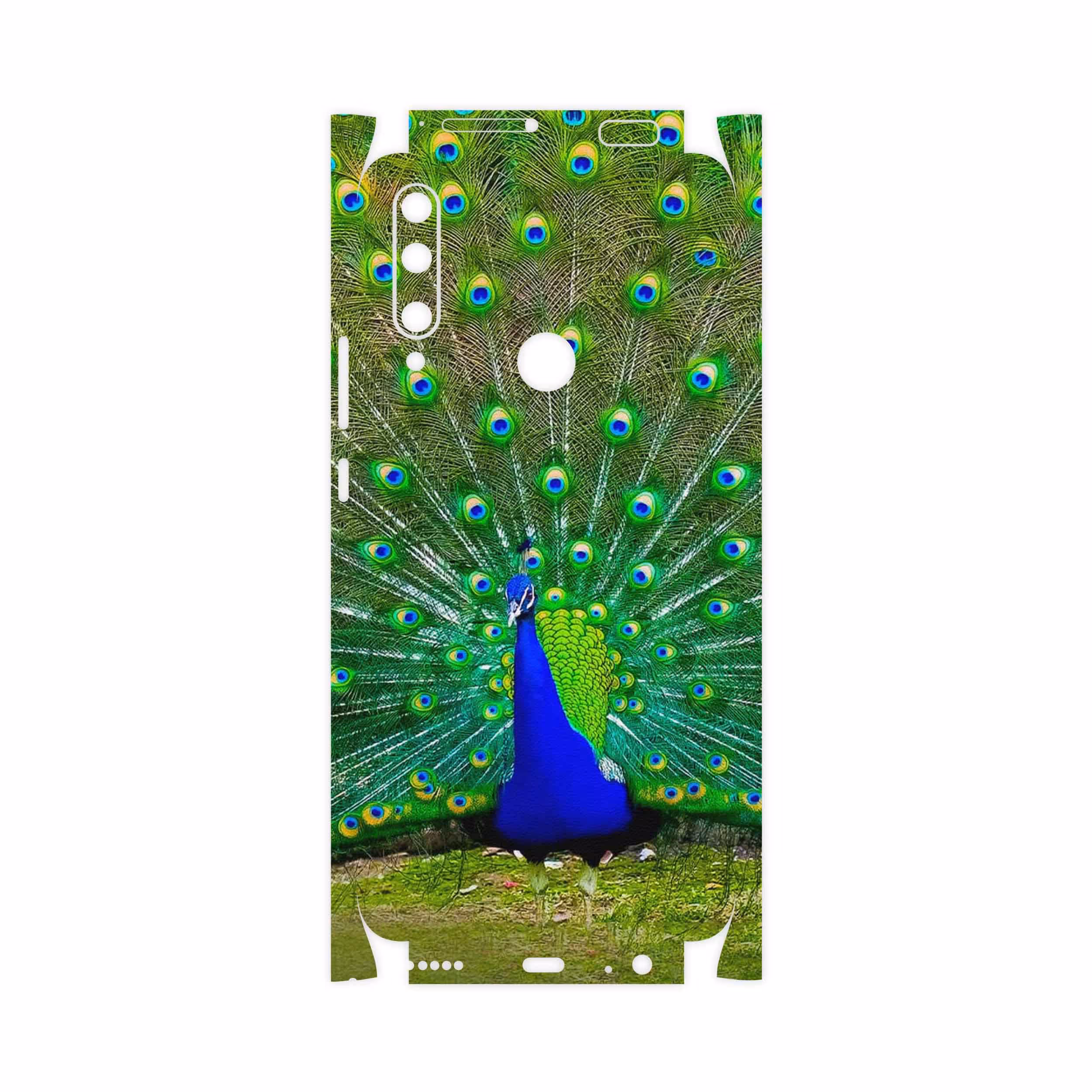 برچسب پوششی ماهوت مدل Peacock-FullSkin مناسب برای گوشی موبایل آنر 9X