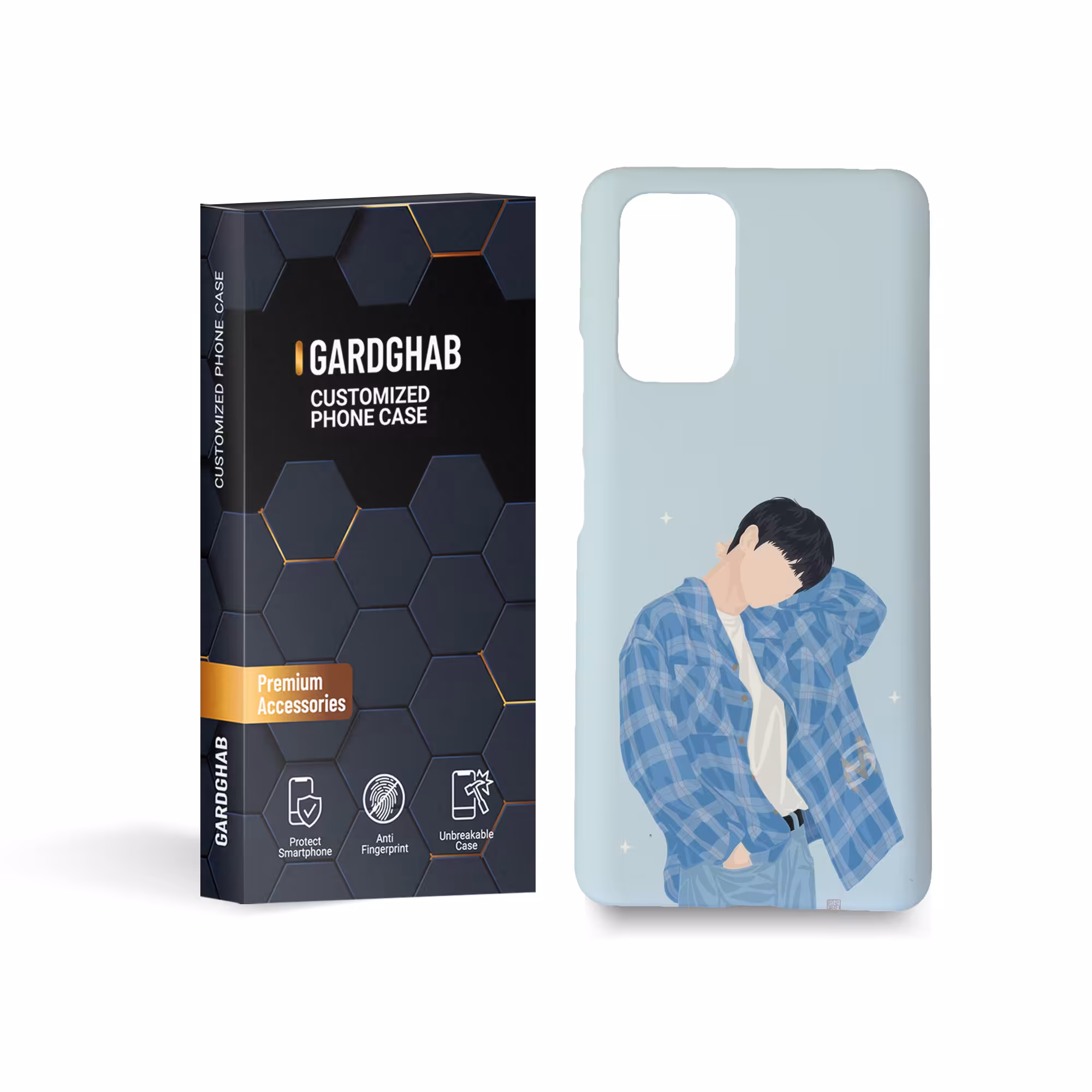 کاور گارد قاب مدل پسرانه مناسب برای گوشی موبایل شیائومی  redmi note 10 pro 4g