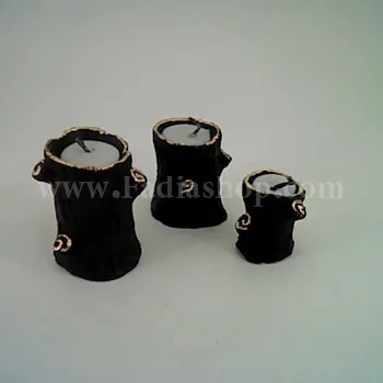 شمع تنه درخت سه تکه