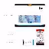 برچسب پوششی ماهوت مدل Blue Ocean Marble مناسب برای تبلت سامسونگ Galaxy Tab S3 9.7 2017 T820