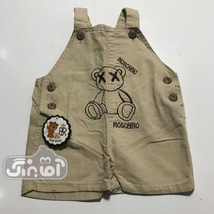 پیشبندی کتان کوتاه بهار کرم روشن