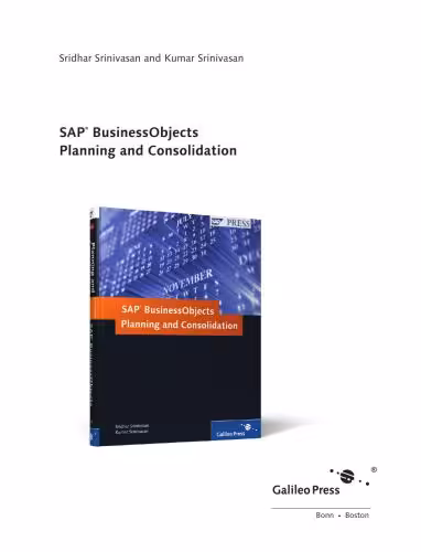 خرید و دانلود نسخه کامل کتاب SAP BusinessObjects Planning and Consolidation