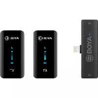میکروفن یقه ای بیسیم بویا BOYA BY-XM6-S4 با دو فرستنده برای ios خرید | قیمت - اگزیف