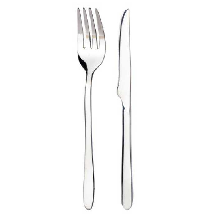 کارد و چنگال یونی هوم مدل دونا بسته 12 عددی