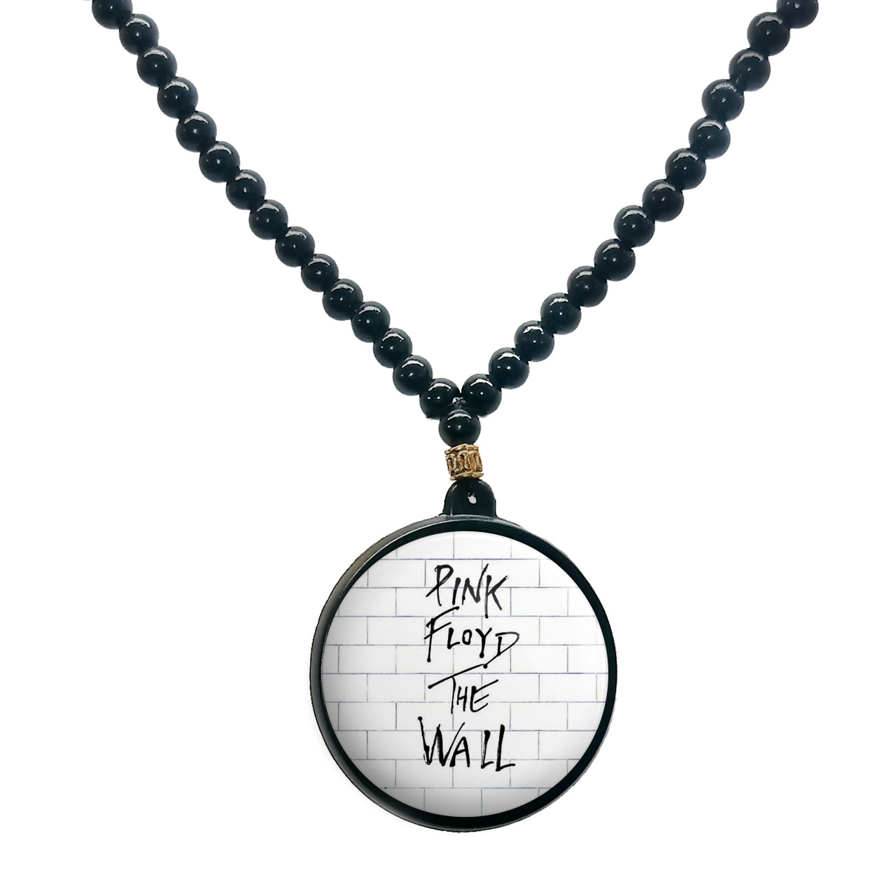 گردنبند پرمانه طرح بیتلز کد pmd.1465 مدل دو طرفه