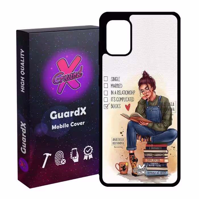 کاور گارد ایکس طرح دختر مدل Glass10286 مناسب برای گوشی موبایل سامسونگ Galaxy A71
