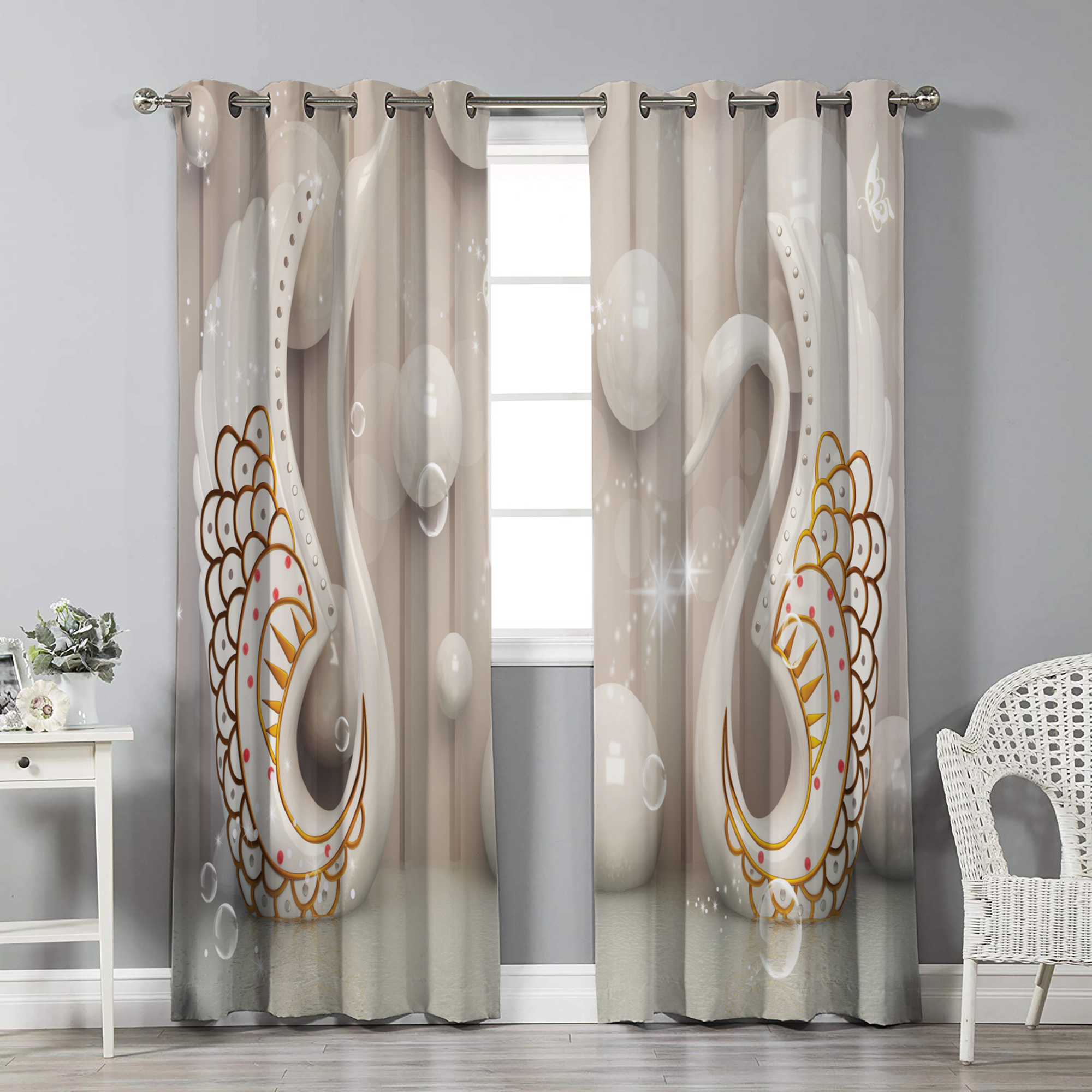 پرده نیروانا مدل pl896 سایز 280 × 140 سانتی متر