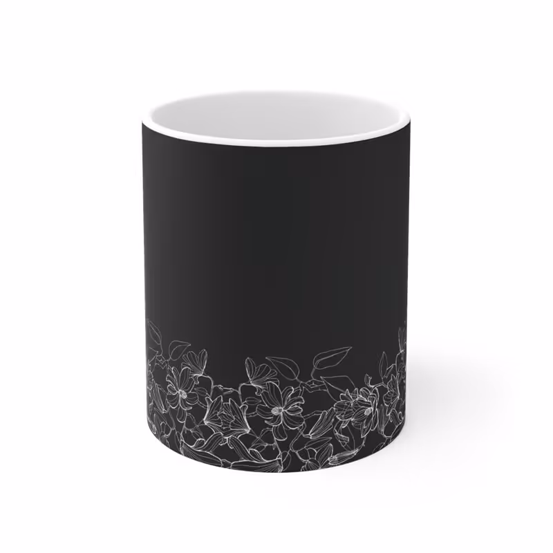 ماگ طرح گل Flower مدل NM1283