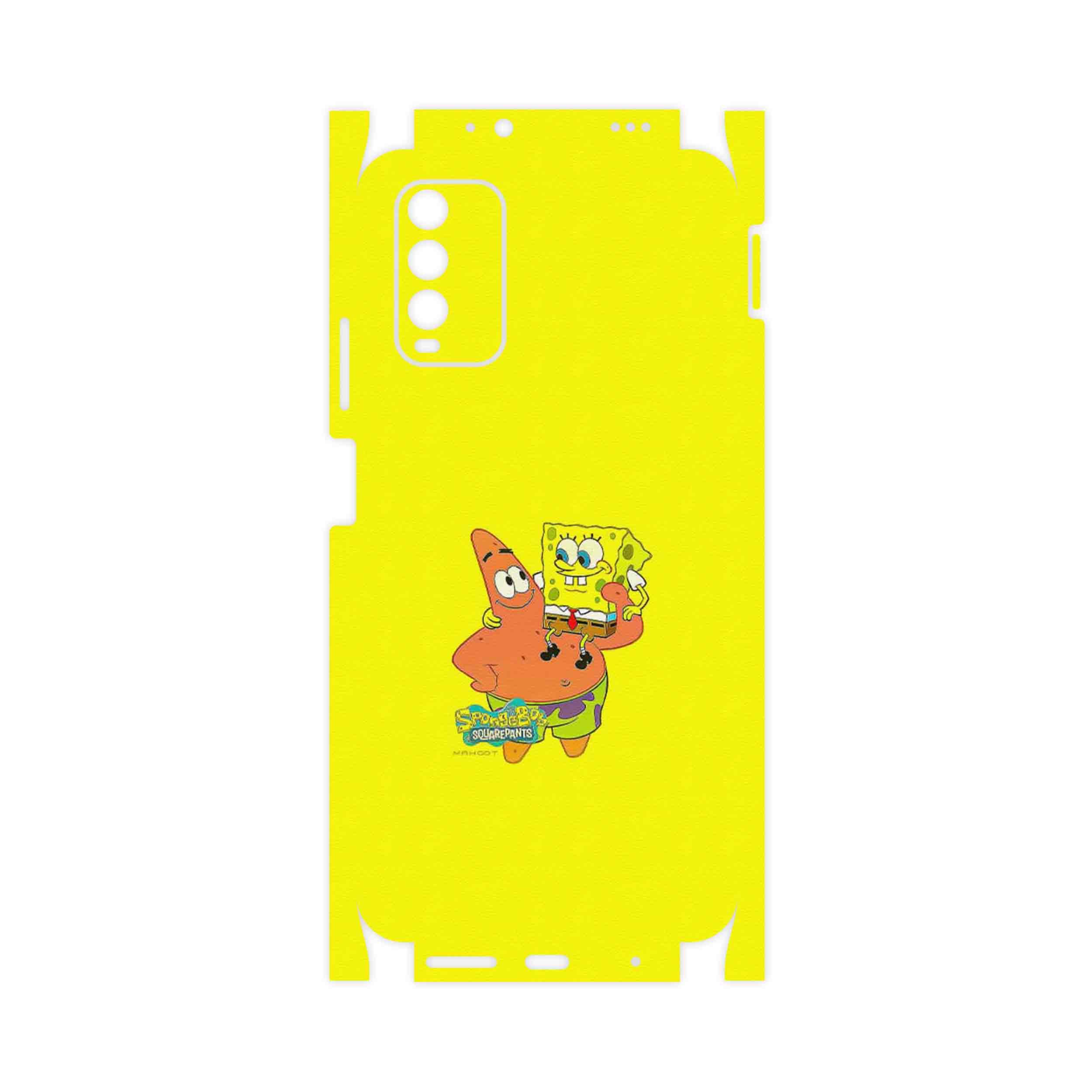 برچسب پوششی ماهوت مدل SpongeBob SquarePants-FullSkin مناسب برای گوشی موبایل شیائومی Redmi 9T