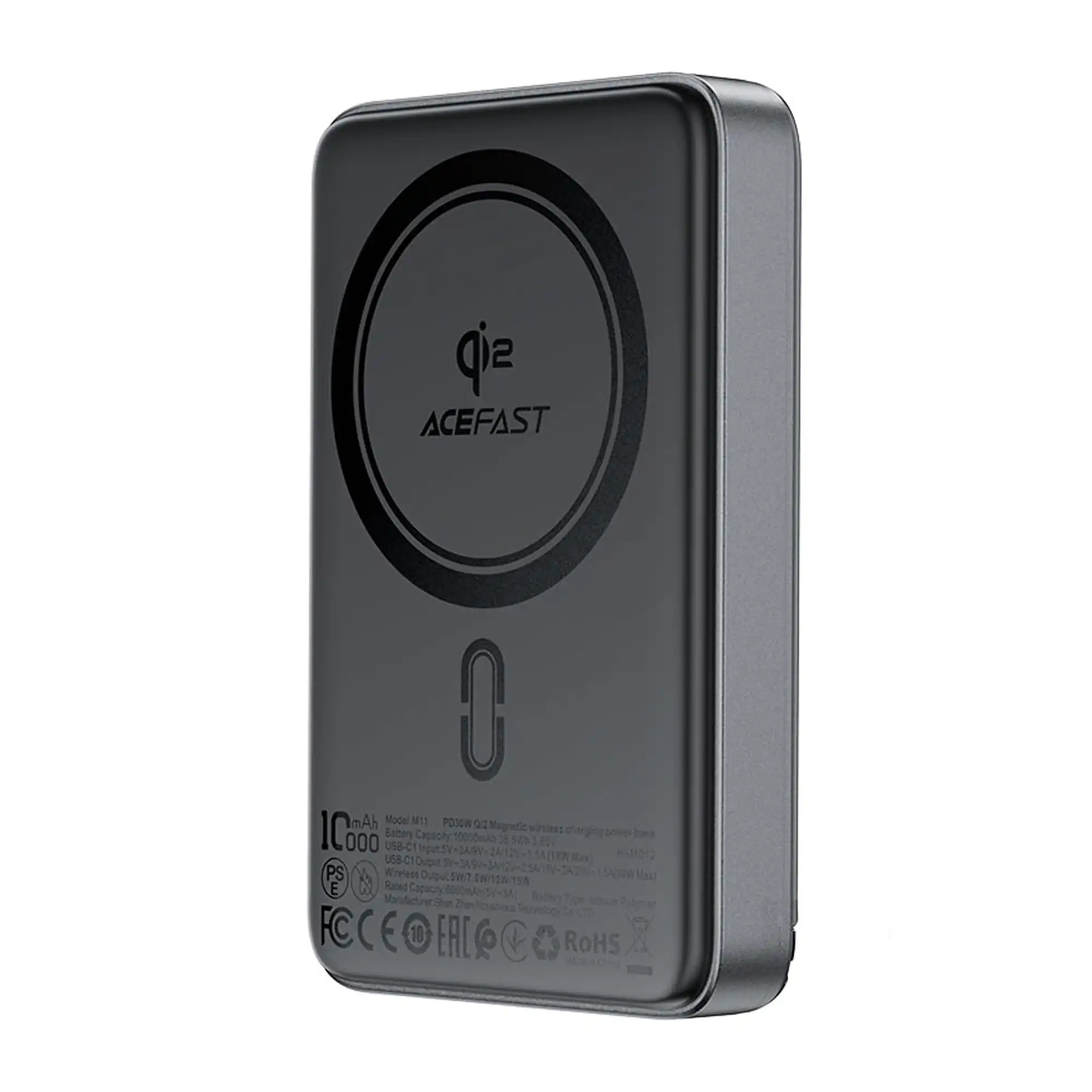 پاوربانک بی سیم ایس فست مدل M11 ظرفیت 10000 میلی امپر ساعت