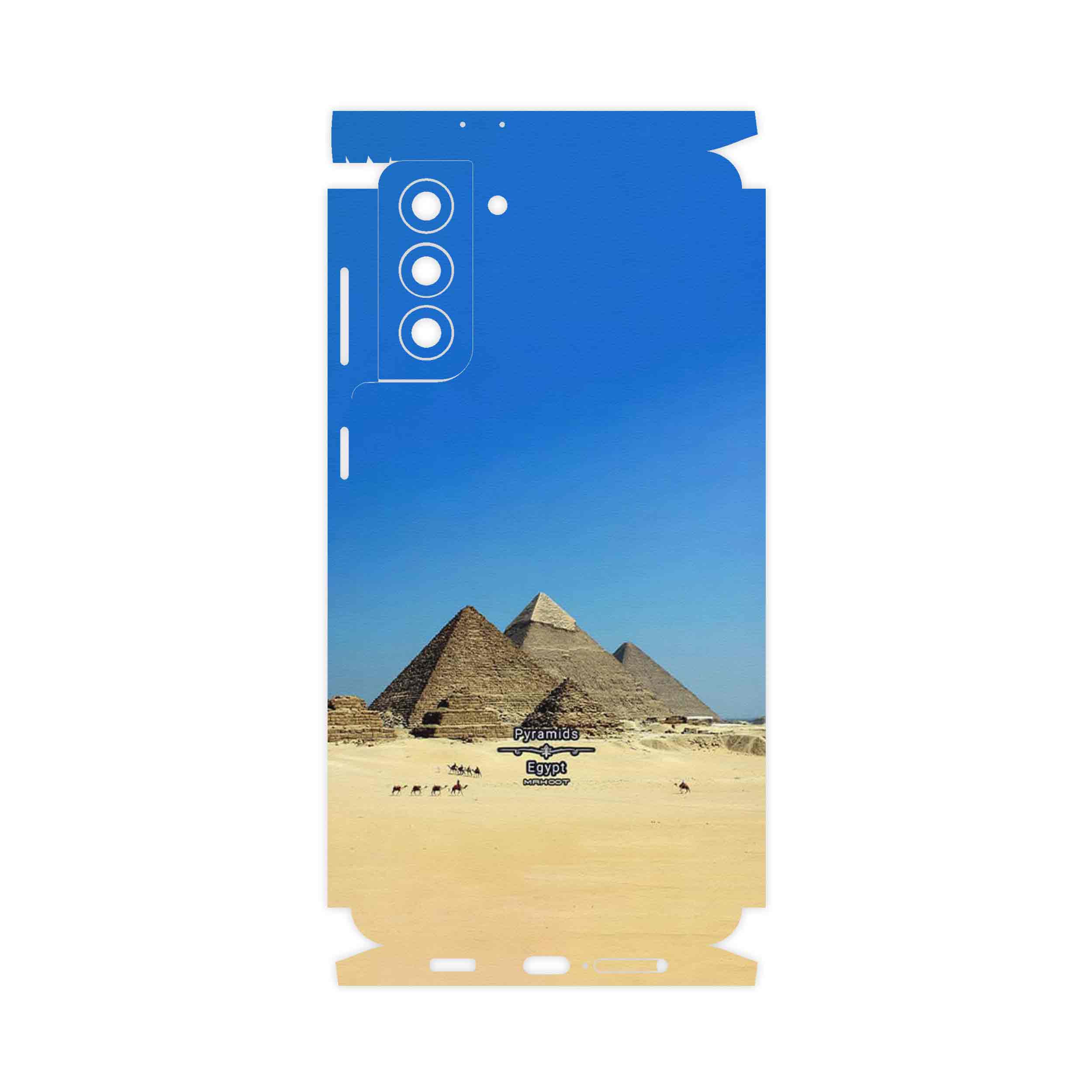 برچسب پوششی ماهوت مدل Pyramids of Egypt-FullSkin مناسب برای گوشی موبایل سامسونگ Galaxy S21 Plus 5G
