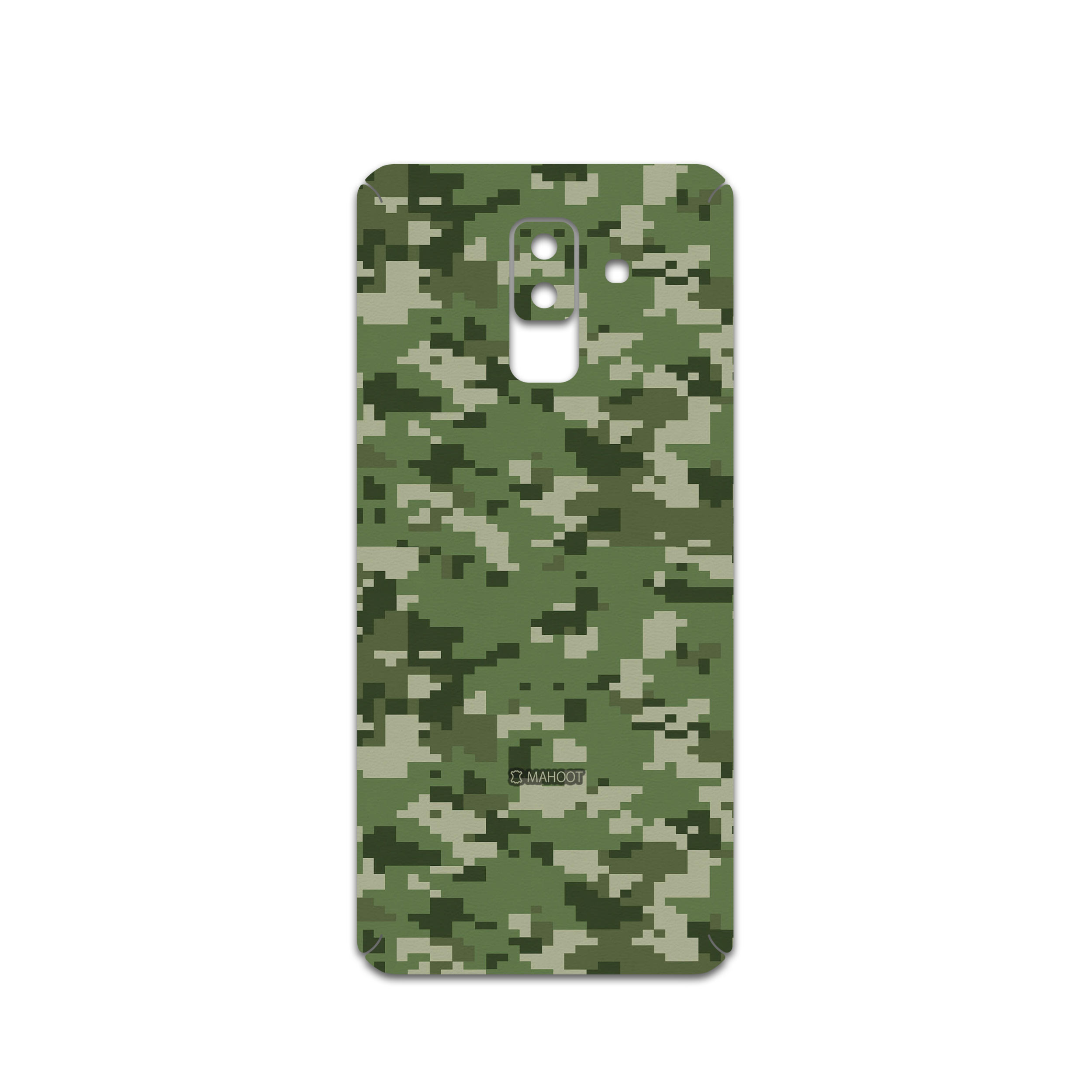 برچسب پوششی ماهوت مدل Army-Green-Pixel مناسب برای گوشی موبایل سامسونگ Galaxy A6 Plus 2018