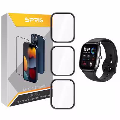 محافظ صفحه نمایش نانو اسپریگ مدل SPG مناسب برای ساعت هوشمند امیزفیت GTS 2 Mini بسته سه عددی