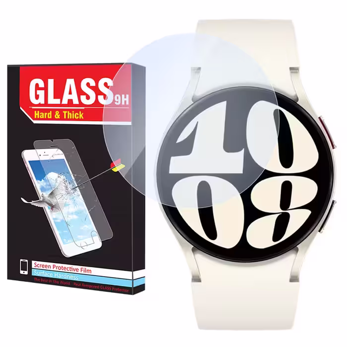 محافظ صفحه نمایش شیشه‌ای هارد اند تیک مدل SH-HT مناسب برای ساعت هوشمند سامسونگ Galaxy watch 6 44mm | کالا برتری