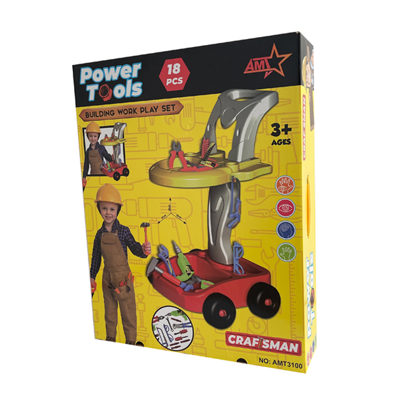 میز اسباب بازی ابزار طرح نجاری مدل AMT3100 