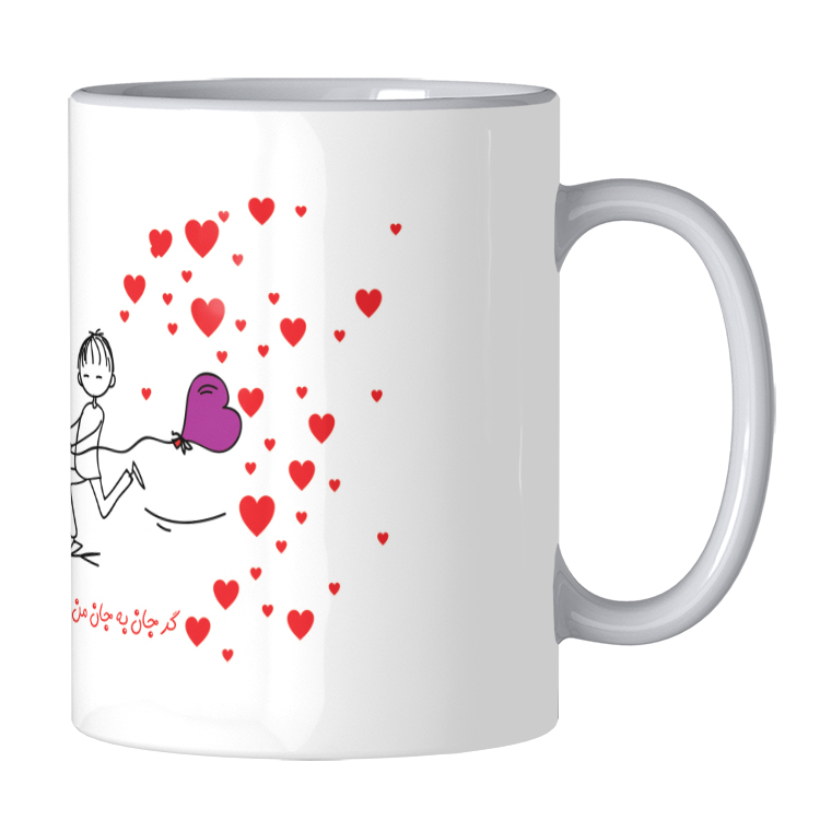 ماگ مدل عاشقانه کد 005