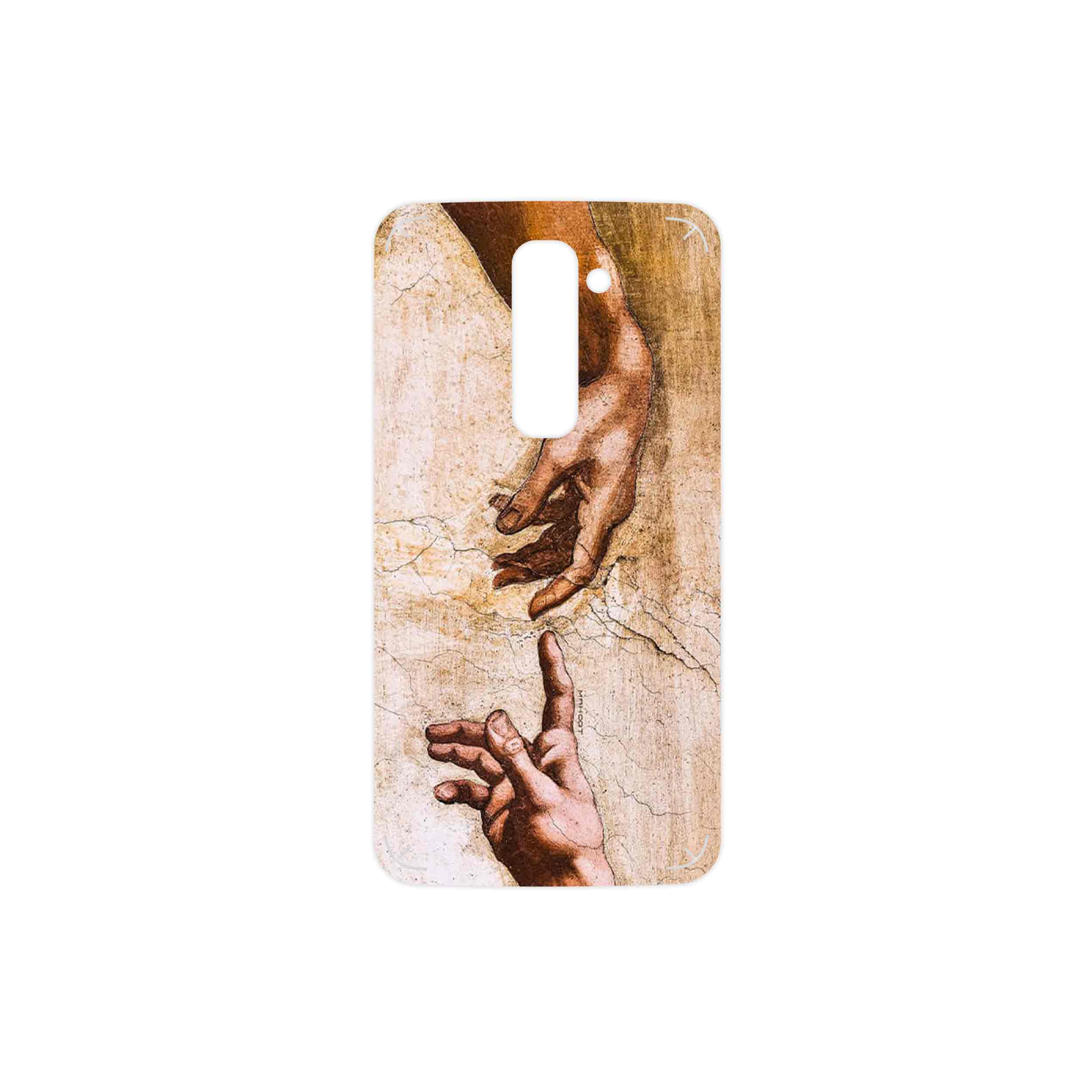 برچسب پوششی ماهوت مدل The Creation of Adam of MichelAnge مناسب برای گوشی موبایل ال جی G2