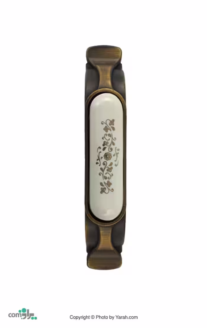 دستگیره کابینت و دستگیره کمد 9075 سیلور - silver دو پیچ