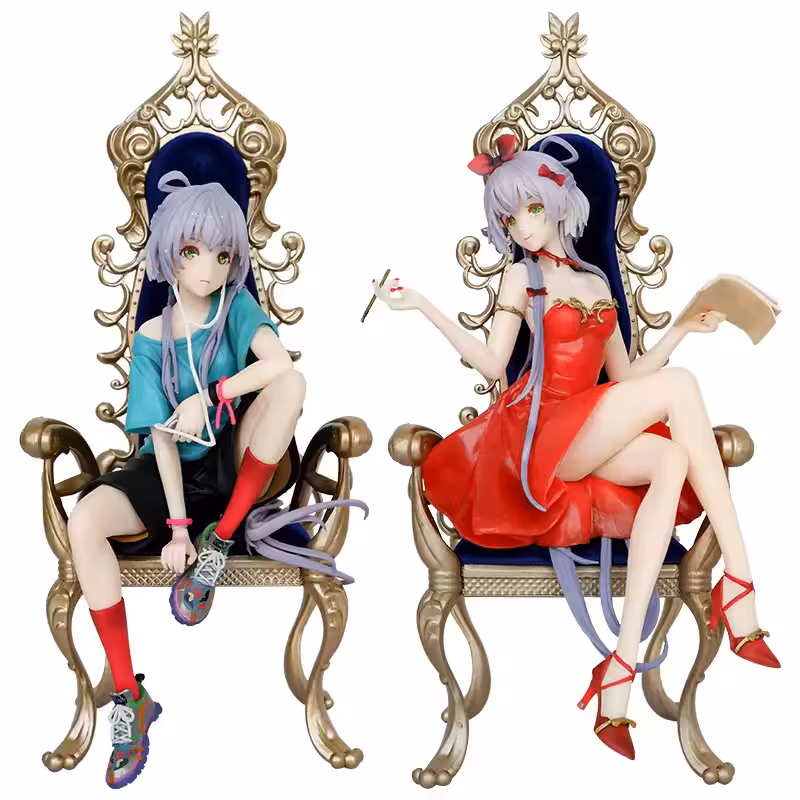 فیگور طرح لو تیانی Luo Tianyi مدل وکالوید Vocaloid  مجموعه 2 عددی R & B