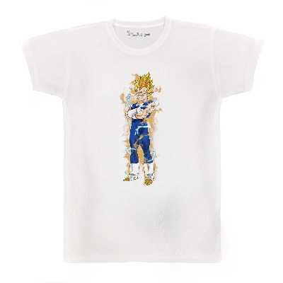 تی شرت بچگانه پرمانه طرح انیمه دراگون بال کد pmt.3747