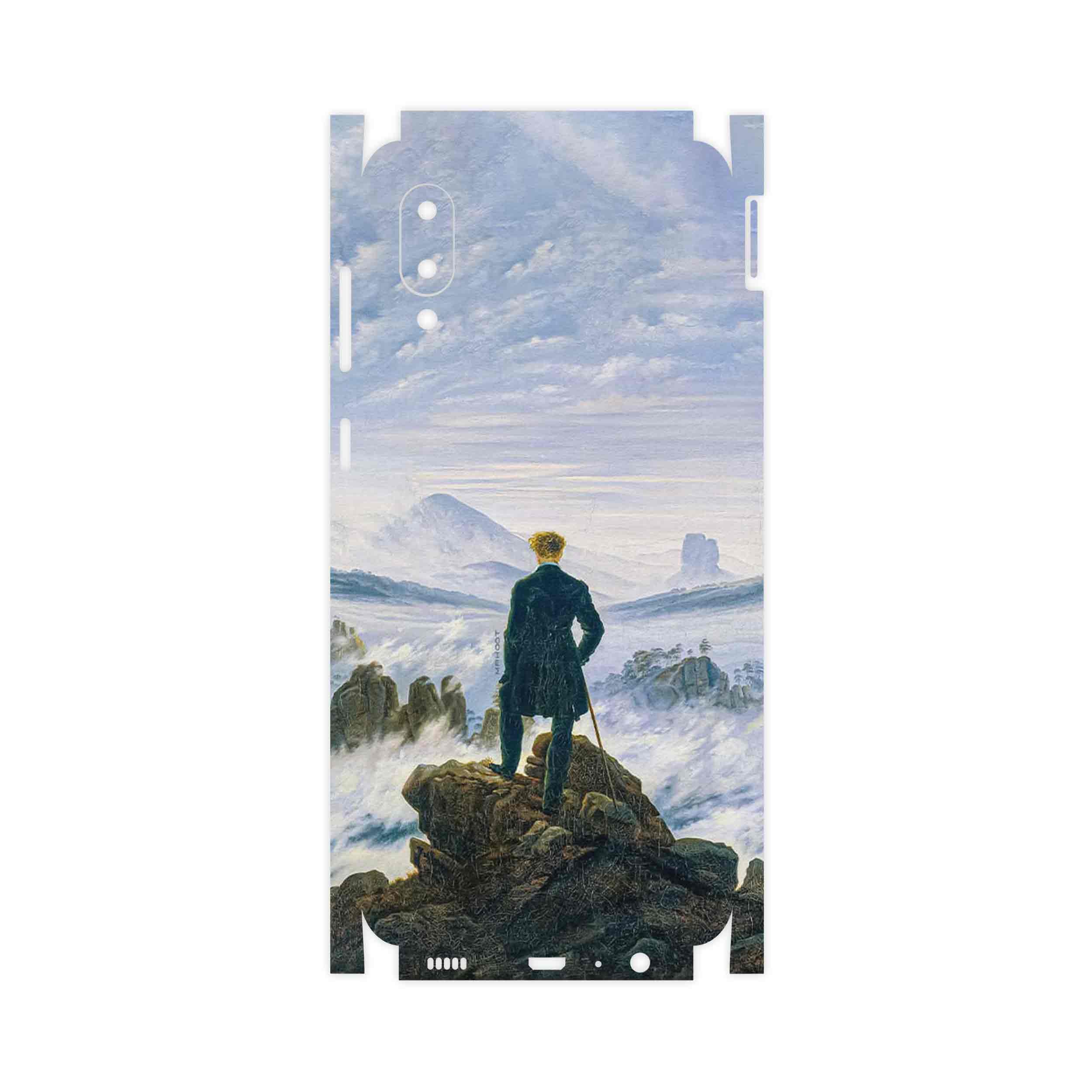 برچسب پوششی ماهوت مدل Wanderer above the Sea of Fog-FullSkin مناسب برای گوشی موبایل سامسونگ Galaxy M02