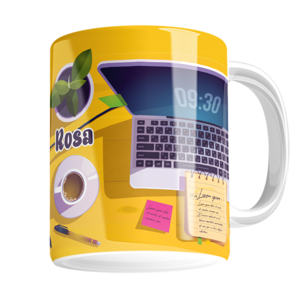 ماگ لاژید مدل رزا طرح مهندس کامپیوتر