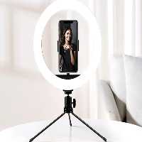 رینگ لایت 10 اینچی رومیزی به همراه سه پایه جویروم Joyroom JR-ZS229 Mini Desktop Ring Light