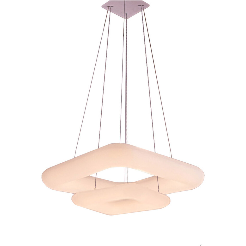 لوستر آویز دوطبقه دونات مربع ستاره شمال مدل TS12