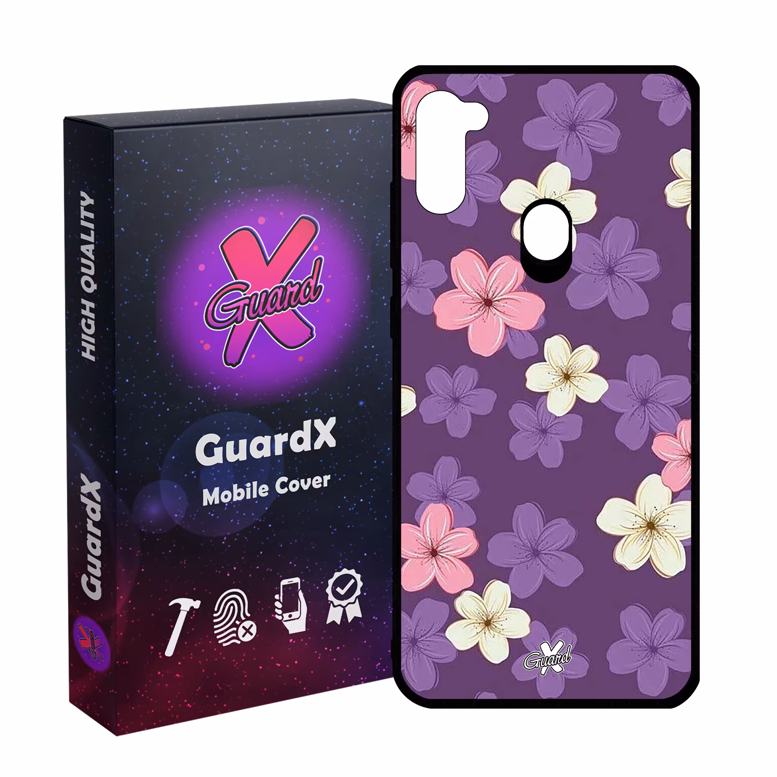 کاور گارد ایکس طرح گل مدل Glass10536 مناسب برای گوشی موبایل سامسونگ Galaxy A11/M11