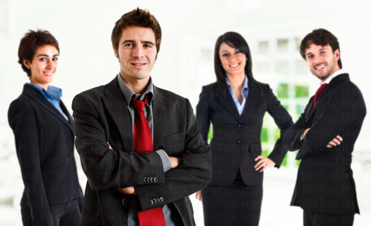 خرید و دانلود عکس گروهی از متخصصان کسب‌وکار مناسب محتوا بازاریابی | پیک فاکس | Pic Fox