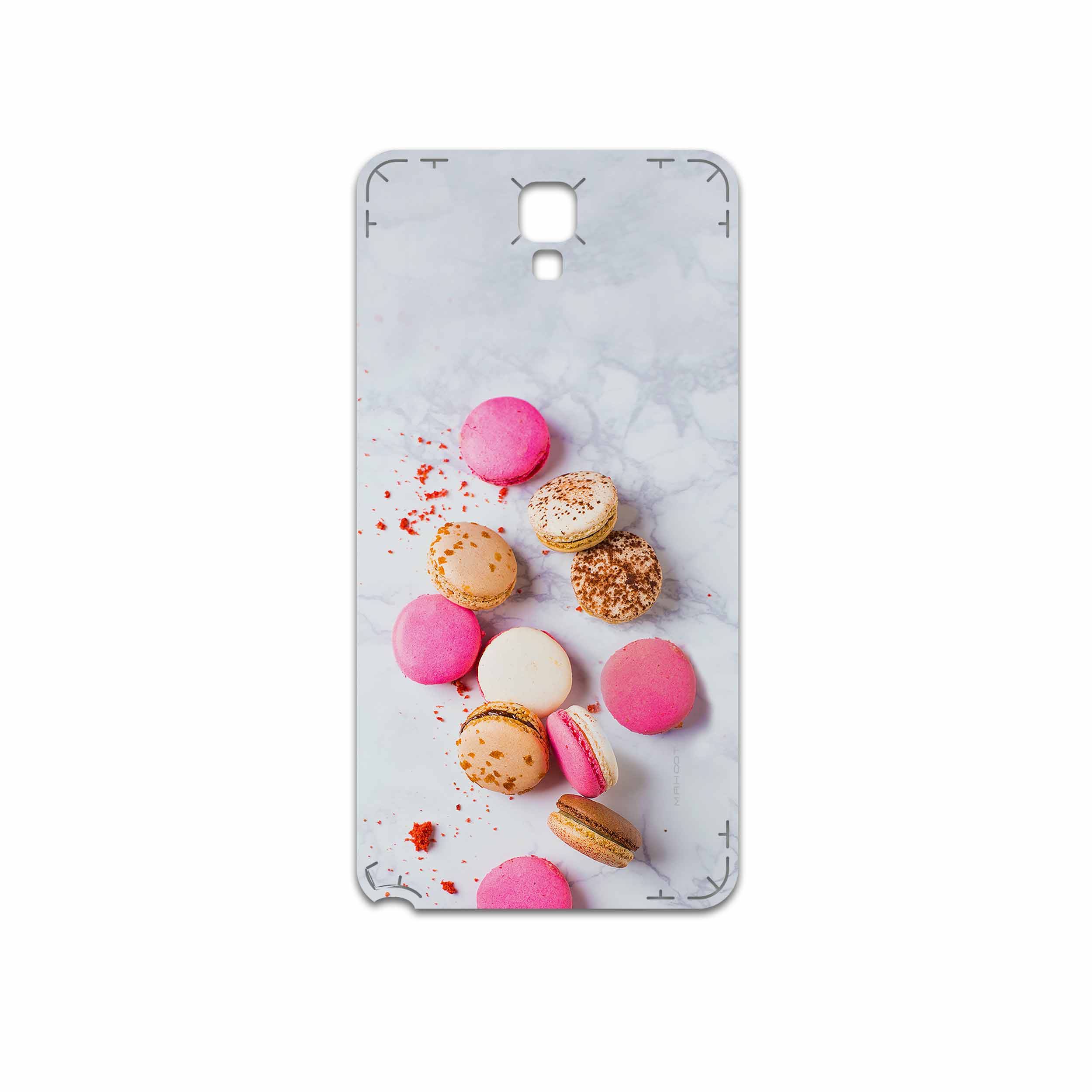 برچسب پوششی ماهوت مدل Macaron cookie مناسب برای گوشی موبایل سامسونگ Galaxy Note 3 Neo