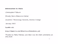 خرید و دانلود نسخه کامل کتاب Introduction To Stata