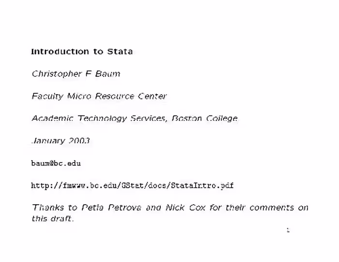 خرید و دانلود نسخه کامل کتاب Introduction To Stata