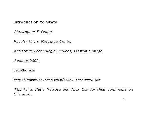 خرید و دانلود نسخه کامل کتاب Introduction To Stata