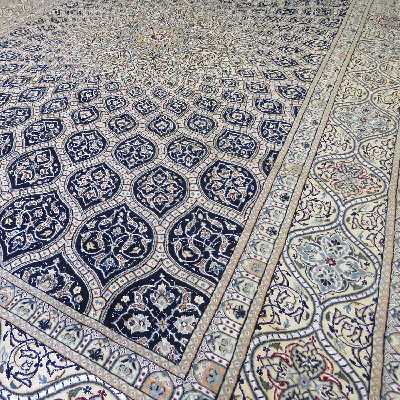 فرش دستبافت شش متری مدل نایین کد ۷