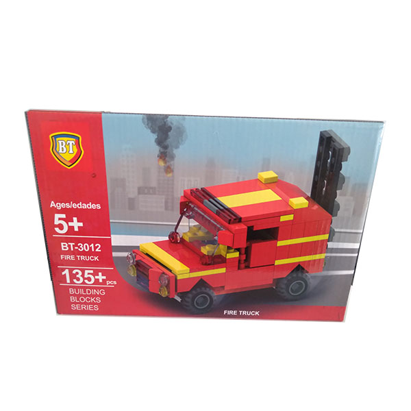 ساختنی طرح ماشین آتش نشانی مدل FIRE TRUCK-BT3012