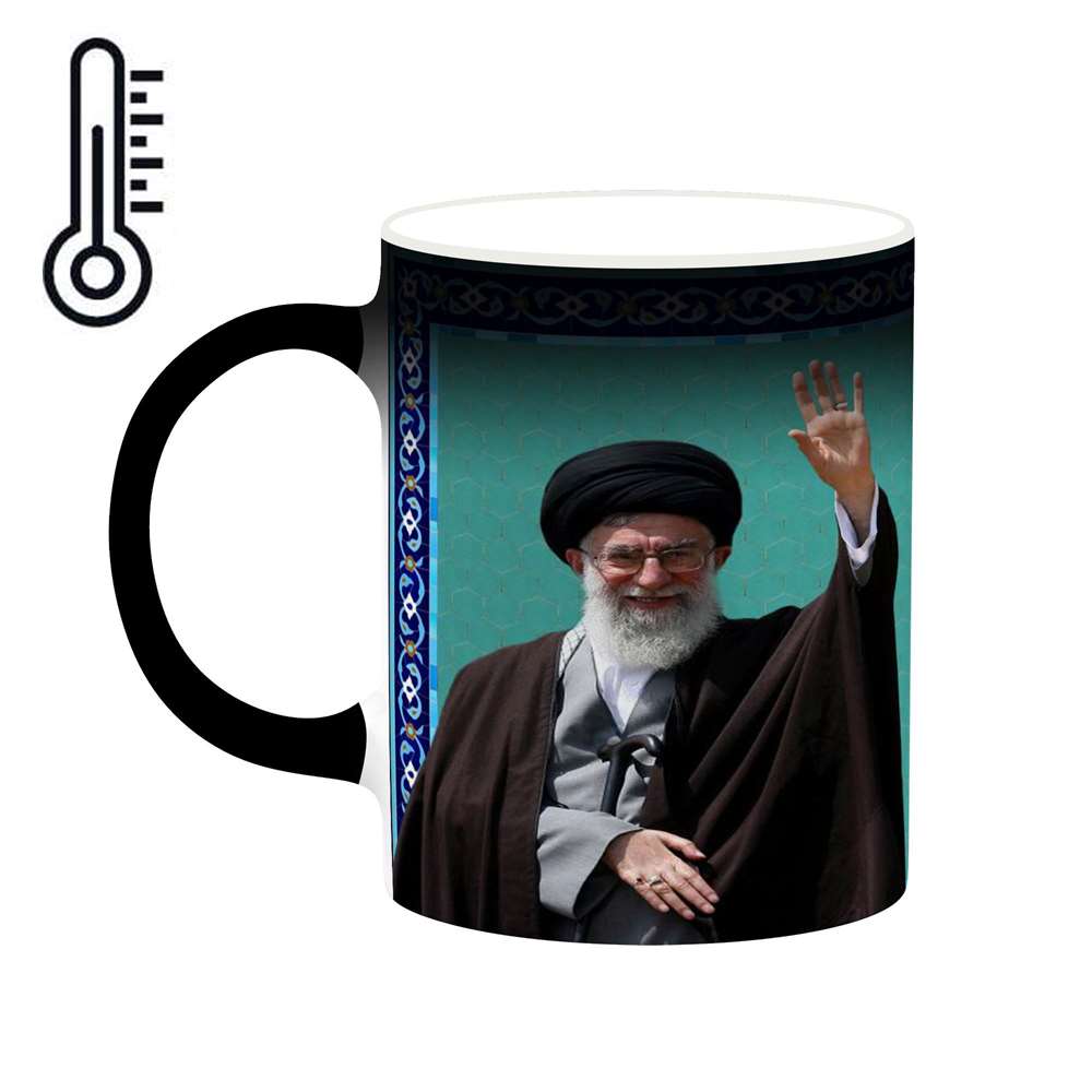 ماگ حرارتی کاکتی طرح مقام معظم رهبری مدل mgh19583