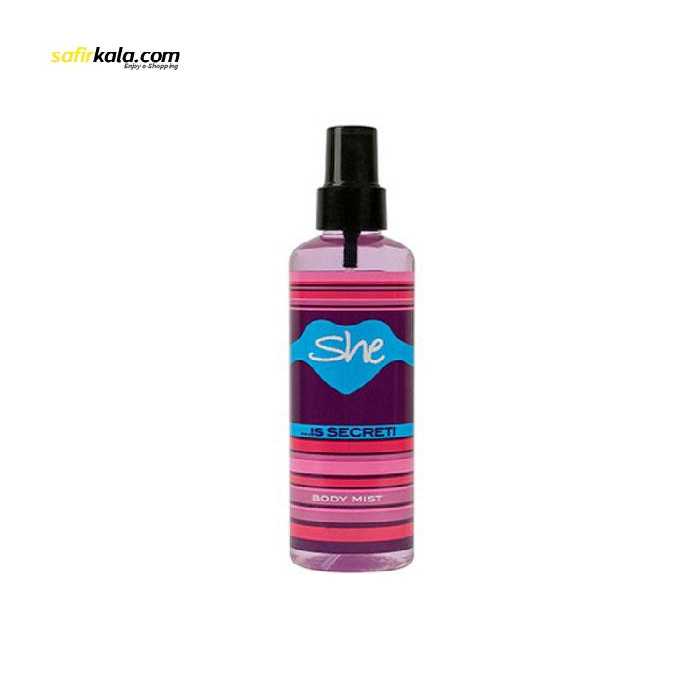 بادی اسپلش شی مدل SECRET حجم 220 میلی لیتر