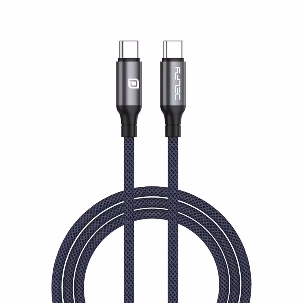 کابل فست شارژ دلفی مدل DF Keraia-C Super Fast Charge 240W made for iPhone 15 & 16 Series 1.2M