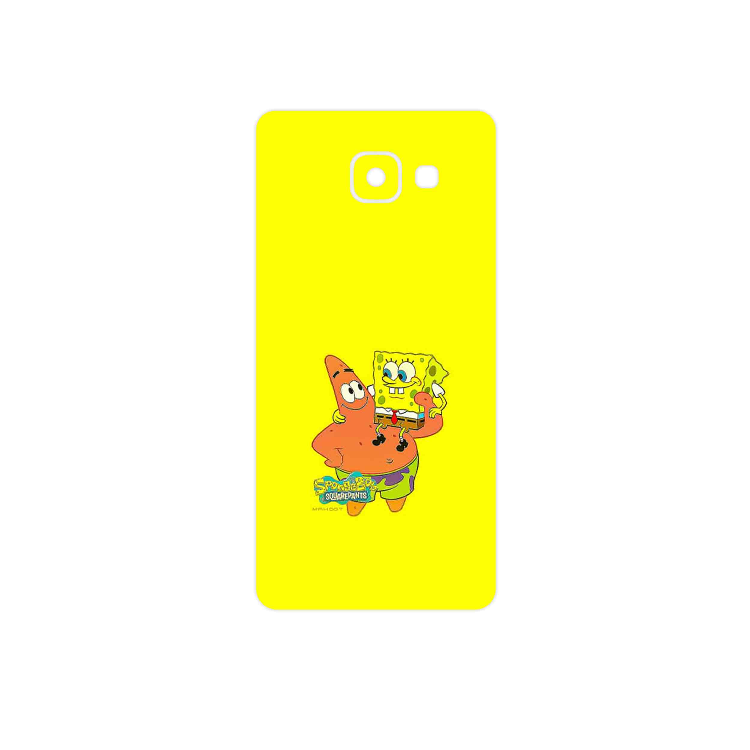 برچسب پوششی ماهوت مدل SpongeBob SquarePants مناسب برای گوشی موبایل سامسونگ Galaxy A5 2016